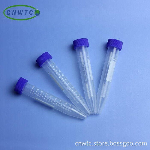 10ml Plastic Centrifuge Tubes for Laboratory Use